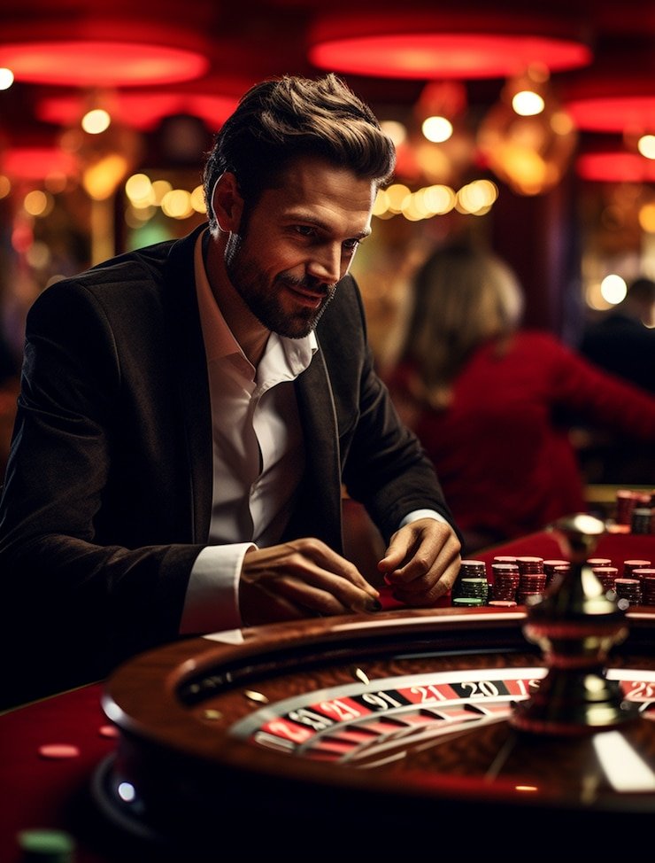 Dealer profesional dan meja blackjack VIP